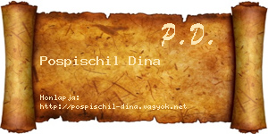 Pospischil Dina névjegykártya